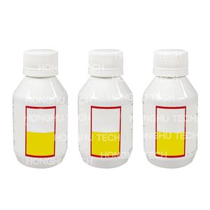 Nouveauté : Kit complet de flacons ronds en plastique blanc de 125 ml avec étiquette en papier jaune Tuscosed Linctus et boîte et bouchons - Product Image 3