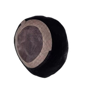 Prótesis capilar de cabello humano con base mono, peluca de cabello humano con base mono, cabello Taz BD - Product Image 1