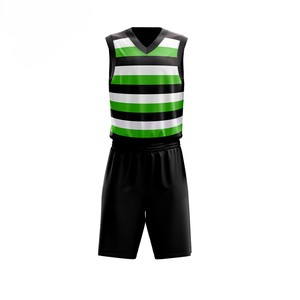Ensemble de maillots de basket-ball réversibles personnalisés pour hommes d'été Uniforme personnalisable avec technologie de sublimation - Product Image 1