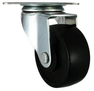 Roue pivotante de 50 mm, roue de meuble en PP, petit roulement à billes double - Product Image 1