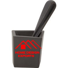 Vente chaude en laiton métal mortier et Pastel en argent fini pour épices meulage accessoires de cuisine cuisine de haute qualité - Product Image 5