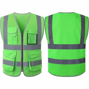 Chaleco DE TRABAJO transpirable de alta calidad para hombres con múltiples bolsillos Diseño de 5 dimensiones de tendencia superior Servicio OEM Técnicas lavadas - Product Image 1