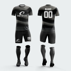 Soccer Wear Sets with <b>Heat</b>-Transfer Printing Soccer Uniform for Sale Best Design Short Sleeve Soccer Uniform - Product Image 3