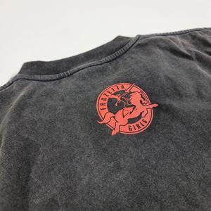 Vintage Heavyweight <b>Men's</b> Plus Size Jersey T-Shirt Acid Wash Plain Cotton for Printing O-Neck Short Sleeve Logo Model - Product Image 5