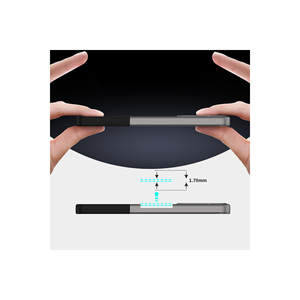 Étui en silicone double couverture magnétique ATA pour Samsung pour Galaxy A56 Bleu marine Anti-empreintes digitales Protection en silicone souple pour A53 - Product Image 5