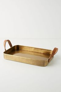 Plateau de service de conception martelé en laiton pur de grande taille utilisation de l'équipement de restaurants servant grand plateau Thali - Product Image 3