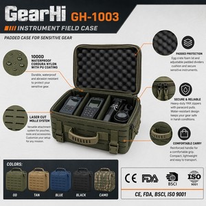 Bolsa de Transporte para Instrumentos, Resistente al Agua, Acolchada y Robusta, Fabricada en Pakistán, con Revestimiento de Nailon Cordura 1000D y PU - Product Image 1