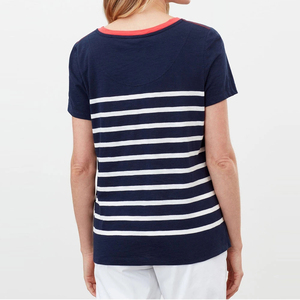 Camisetas Casuales de Algodón 100% Personalizadas con Cuello Redondo de Alta Calidad para Mujer, Tejido de Lona, Secado Rápido, Transpirables, para Otoño - Product Image 2