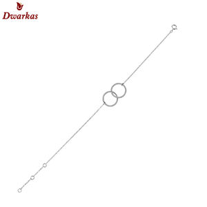 Three S925 Sterling <b>Silver</b> Circle <b>Bracelets</b> Classic Style Plain Jewelry for Gifts and Parties - Product Image 3