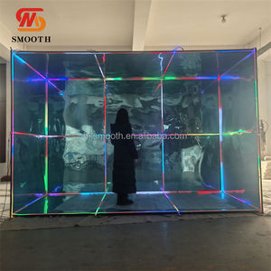 Esfera Inflable Reflectante Colgante con Luz RGB, Espejo Plateado para Cabina de Fotos, para Bodas, Eventos, Fotografía de Fiestas - Product Image 5