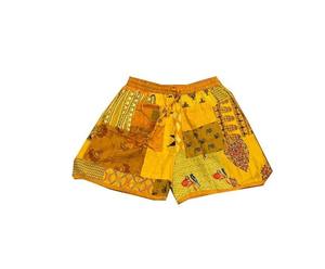 Venta al por mayor de verano para todas las estaciones de retazos Harem pantalones cortos para hombres y mujeres Cierre de cintura elástica Festival ropa para damas - Product Image 2