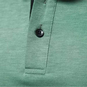 Polo camiseta transpirable Venta caliente peso ligero precio razonable hombres polos con en últimos diseños - Product Image 3