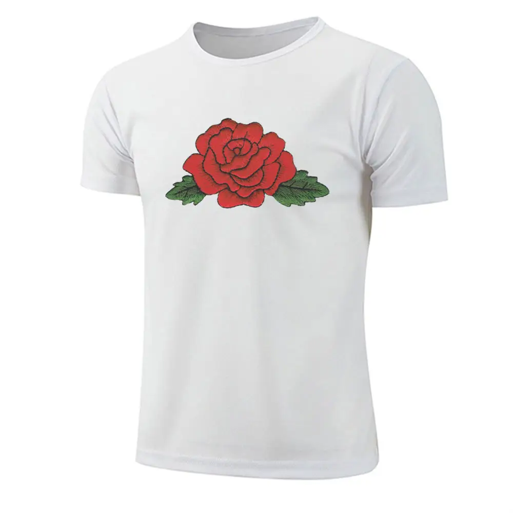 Heavyweight Summer 100% Cotton Models Embroidery Pattern Latest Hip Hop T-shirts French Terry T Shirts Design For Men