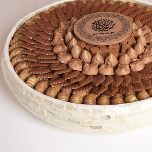 Bol de chocolat rond en nacre de haute qualité pour les vacances arabes du Ramadan Eid à quantité minimale de commande bas du Vietnam - Product Image 3