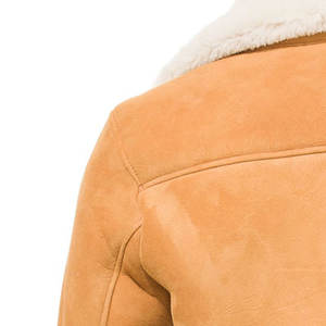 La mejor chaqueta de cuero de piel de oveja de estilo callejero para hombres 100% Precio competitivo de alta calidad para adultos en línea - Product Image 6