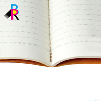Carnet A5 personnalisable en kraft écologique à couverture rigide cousue, motif gaufré, pour notes de recherche sur le terrain, échantillon personnalisé