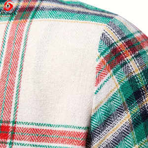 Hot Sale 100% Wool <b>Flannel</b> Casual <b>Shirt</b> <b>for</b> <b>Men</b> Long Sleeve Crew Neck Label Button Closure Breathable <b>Flannel</b> <b>Shirt</b> - Product Image 5