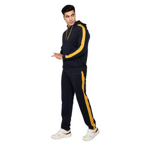 Conjunto Deportivo Personalizado de Alta Calidad para Hombre, Sudadera con Capucha y Cremallera, Manga Larga, 100% Algodón, Felpa, Informal, Cálido, para Entrenamiento - Product Image 4