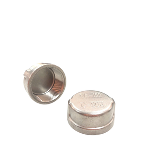 Tapa redonda roscada de acero inoxidable de alta calidad de 1-1/2 pulgadas OEM/ODM Superficie lisa de embalaje personalizado para industrias variadas - Product Image 1