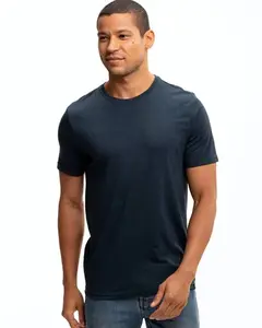 Custom Heavyweight Jersey T-Shirt Men's Cotton Style Round Neck Standard American Apparel Unisex Tri-Blend Track T Shirt