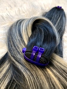 ต่อผมเวียดนามแท้ 100% ขายดีที่สุด ผมเวอร์จิ้นเรมี่ เย็บด้วยเครื่องแบบ Double Skin Weft ตรง  สามารถปรับแต่งสีได้ - Product Image 1