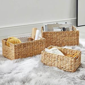 Cesta de Almacenamiento y Bolso de Mano de Jacinto de Agua Ecológico de Alta Calidad con Asas, Multifuncional, Decoración del Hogar, Ciudad de Ho Chi Minh, Vietnam - Product Image 3