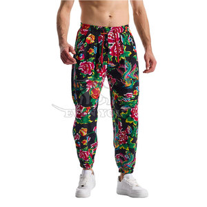 Pantalon de jogging imprimé sur toute la surface, style streetwear décontracté, tissu doux pour homme, dernier design - Product Image 2