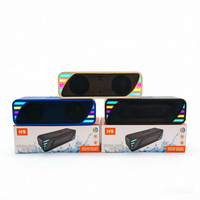 H9 Meilleur haut-parleur mobile, lecteur audio sans fil d'extérieur, basses puissantes, volume élevé, clé USB, RGB, très vendu en Afrique