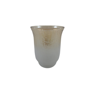 Juego votivo de vidrio transparente de diseño clásico de 2 tarros de vela de tamaño mediano para decoración de mesa hechos a mano a granel - Product Image 3