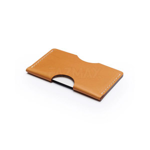 Porte-cartes à puce multifonctionnel Nouveau design Luxe de qualité supérieure Porte-cartes en cuir véritable pour hommes - Product Image 3