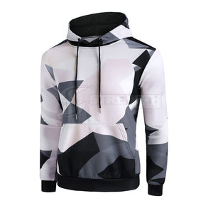 Nuevo diseño de ganchillo invierno sublimación sudaderas con capucha más vendidos hombres cremallera-Up poliéster/algodón bajo MOQ - Product Image 4