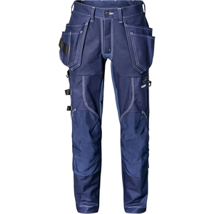 Pantalon de travail cargo robuste avec logo personnalisé pour hommes, genouillère multi-poches, pantalon de survêtement de construction, pantalon de travail imperméable et bon marché - Product Image 1