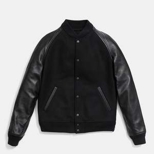 Veste de survêtement pour homme de qualité supérieure avec logo personnalisé, col montant, manches longues, logo sur le devant, service OEM - Product Image 1