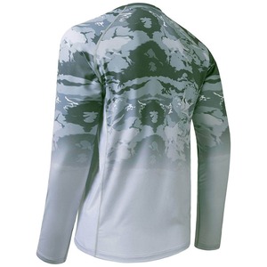 Maillot de pêche léger par sublimation, polos de pêche à impression personnalisée maillots de pêche unisexes confortables à séchage rapide - Product Image 2