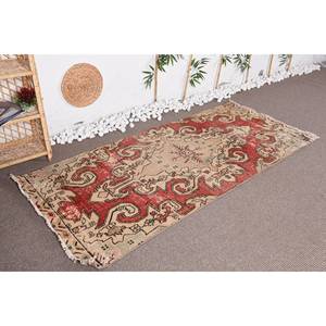 Tapis Vintage Bohème Turc Grande Surface 330X730 cm Classique Rectangle Motif Beige Rouge Laine Matériel Latex pour Chevet Couloir - Product Image 2