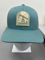 Sombreros de camionero Parche de cuero personalizado EE. UU. Gorra para hombre Gorras de camionero ajustables para exteriores, Gorras deportivas para hombre Estilo camionero de 6 paneles