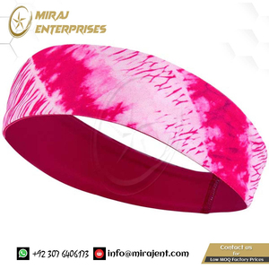 Absorbent Sweat Head Bandage Running Fitness Gym Yoga Jogging Hair Bands <b>Men</b> Women Sports <b>Headband</b> Sweatband Elastic Hairbands - Product Image 2