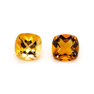 Lote a Granel de Piedras Preciosas de Cuarzo Citrino Natural de Calidad AAAAA, Corte Cojín, 3x5mm-12x16mm, Amarillo, Semipreciosas, para Joyería DIY - Product Image 2