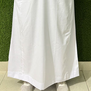 Thobe de Alta Calidad para Hombre Musulmán de Qatar, Talla Grande, Transpirable, Térmico, de Algodón, Estilo Urbano, Manga Larga - Product Image 3