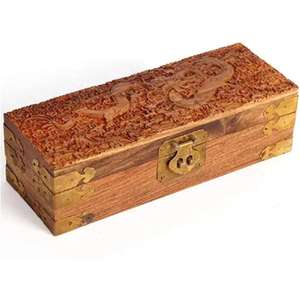 Professional Wholesale Solid Disposable European Style <b>Wooden</b> Casket Urns Cheap Pet Cremation Body Bag for Ashes from India - Product Image 5