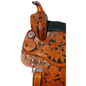 Venta al por mayor a granel, monturas de carreras de barril, monturas de caballo occidentales hechas a mano de cuero genuino de primera calidad, suministro directo de Rodeo de fábrica - Product Image 5