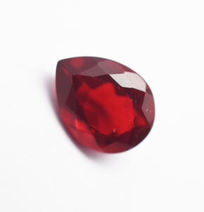 Piedra preciosa calibrada suelta facetada de pera granate rojo de laboratorio 10X7mm 12X9mm 14X10mm 16X12mm piedra preciosa suelta granate rojo para joyería - Product Image 3