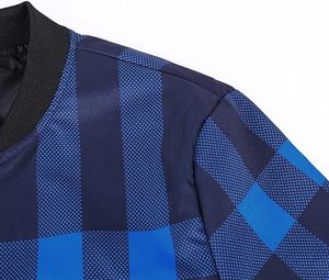 Blousons Bomber pour Hommes avec Design à Carreaux Personnalisé Impression de Haute Qualité 100% Polyester Mode d'Hiver Blousons Bomber pour Hommes Légers Respirants - Product Image 3