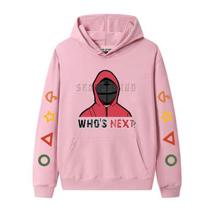 Autumn Casual Men's High Street Bear Print Hoodie <b>Retro</b> Pullover Knitted <b>Sweatshirts</b> Puff Printing Hip Hop Style Anti-Shrink - Product Image 4