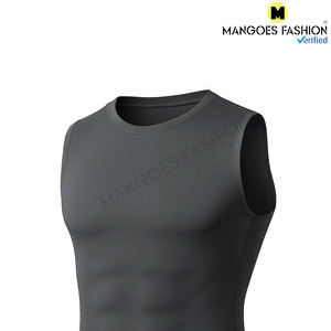 Camiseta de Compresión sin Mangas Unisex para Gimnasio, Entrenamientos, Correr, Ligera, Transpirable, Deportiva, Protección contra Rozaduras - Product Image 5