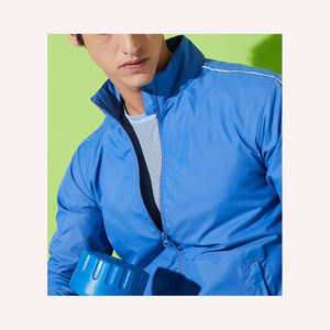 Veste en polyester-coton coupe confortable pour hommes veste en polyester-coton respirante chaude et légère pour l'extérieur - Product Image 5