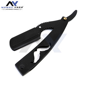 Navaja de Afeitar Profesional para Barbería, con Mango para Bigote, Navaja de Afeitar Recta para Hombre, Calidad Clásica de Salón, Moldeador de Barba, Cortador de Pelo, Duradero - Product Image 3