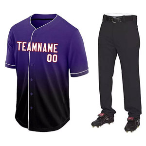 Baseball <b>uniform</b> <b>custom</b> design <b>custom</b> material jersey full button Baseball jersey Baseball pant <b>softball</b> <b>uniforms</b> league <b>uniform</b> - Product Image 5