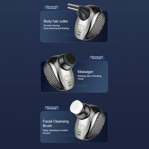 Tondeuse Électrique Multifonctionnelle pour Hommes, Étanche IPX7, Rechargeable USB, pour Barbe, Poils du Nez et du Corps, Idéale pour les Véhicules Récréatifs - Product Image 5