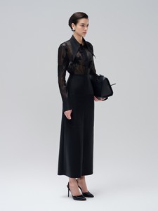 ชุดกระโปรงซิปด้านหลังสำหรับผู้หญิงชุดกระโปรงทรงเอแบบเอมี่45% เสื้อผ้าผู้หญิงทำจากโพลียูรีเทน55% จากเวียดนาม - Product Image 3